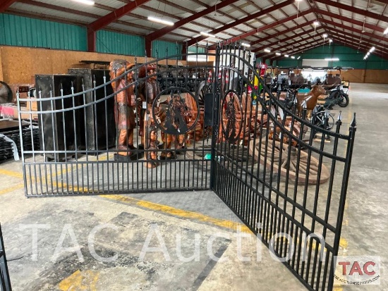 Set of Wrought Iron Horse Gates