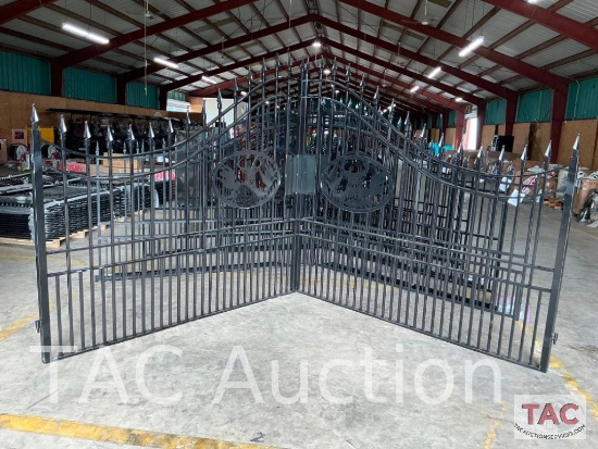 Set of Wrought Iron Wildlife Gates