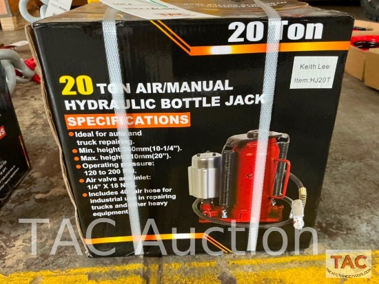 20 Ton Air Over Hydraulic Bottle Jack