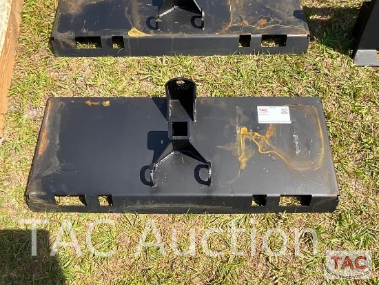 Quick Attach Receiver Plate With Pin Hitch