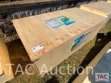 New Green PVC-Coated Euro Mesh Fencing With Posts