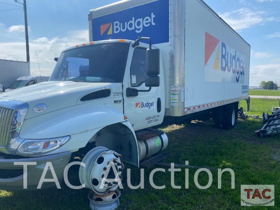 2020 International MV607 26ft Box Truck with Liftgate