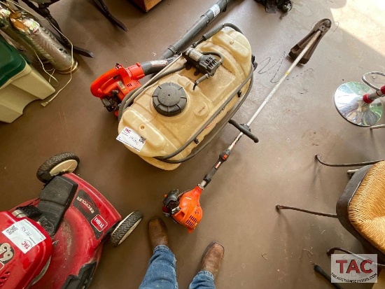 Portable Sprayer, Weed Eater And Leaf Blower