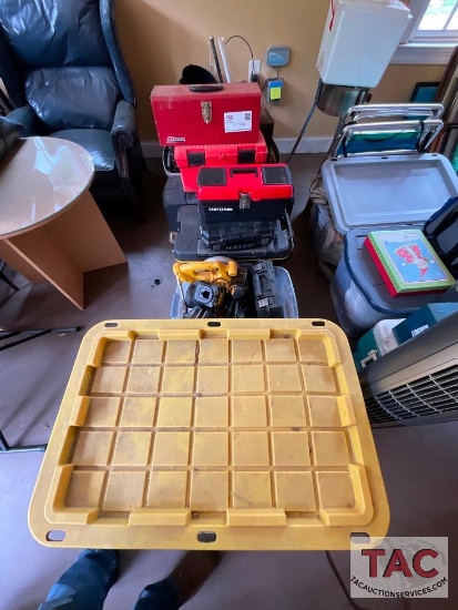 Tool Boxes With Hand Tools