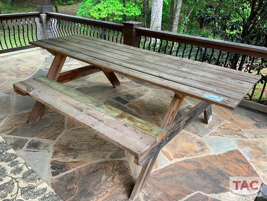 Picnic Table, Rug, Shelf. Locker, and Mattress