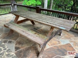 Picnic Table, Rug, Shelf. Locker, and Mattress