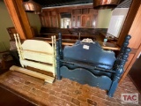 Twin Bed Frames And Armchair