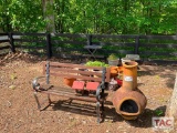 Garden Bench / Outdoor Fire Place