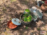 Concrete Bench / Planter Pots
