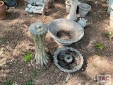 Concrete Yard Art / Bird Baths