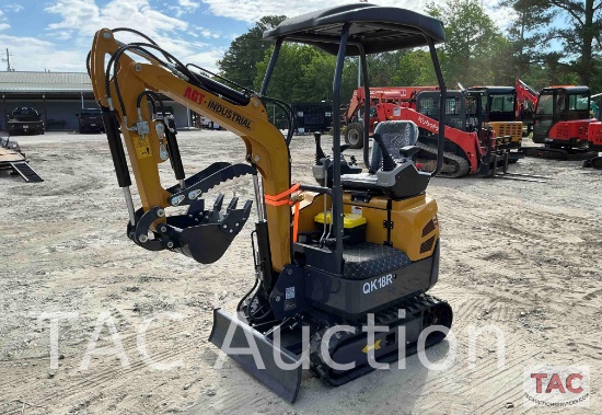 New AGT QK18RXS-C Enclosed Cab Mini Excavator
