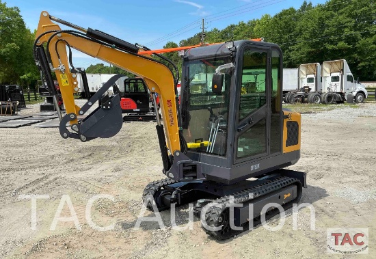 New AGT MY50R Enclosed Cab Mini Excavator