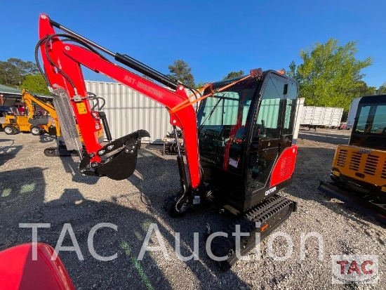 New AGT QNT50R Enclosed Cab Mini Excavator