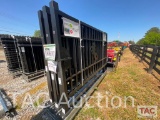 New 7ft X 20ft Metal Farm Driveway Gate