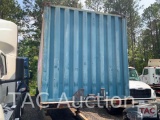 1985 40 Foot Shipping Container And Chassis