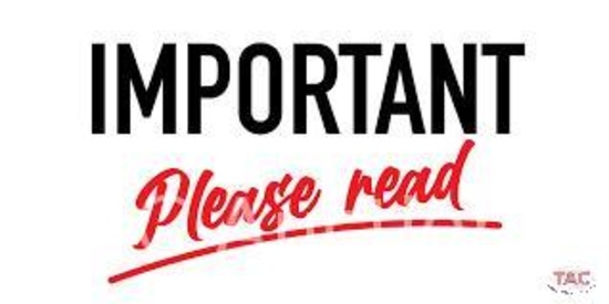 IMPORTANT - PLEASE READ
