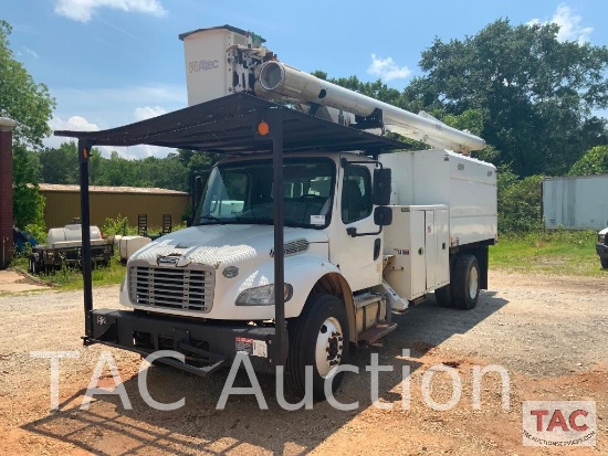 2014 Freightliner M2 106 75 Foot Bucket Truck With Chip Body