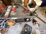 Tool Cart With Household Electrical and Plumbing Supplies