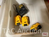 DeWalt20v Batteries (3) With Charger