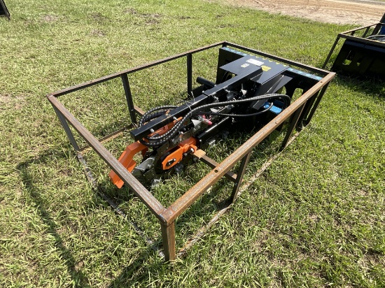 New Skid Steer Trencher Attachment