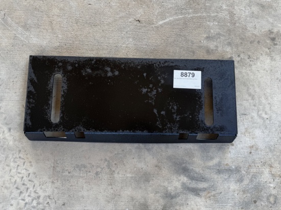 New Skid Steer Quick Attach Backing Plate