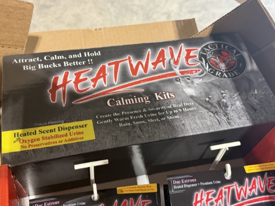 New Display Case Of Heat Wave Calming Kits