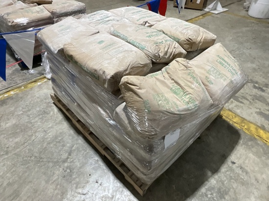 Pallet of Speedigrow Agricultural Limestone 50lb Bags