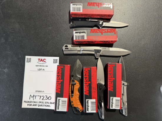 Set Of 5 Kershaw Pocket Knives