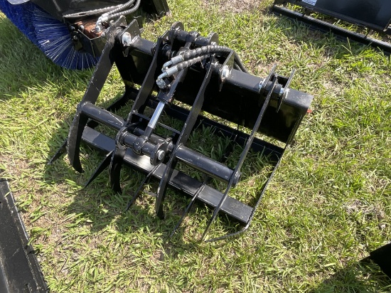 New Mini Skid Steer Grapple Attachment