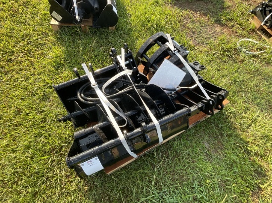 New 9 Piece Mini Excavator Attachment Set