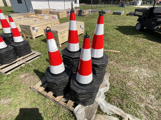 New Traffic Warning Cones (50 Count)