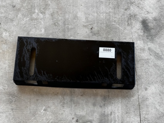 New Skid Steer Quick Attach Backing Plate