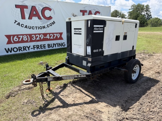 2014 ATLAS COPCO QAS 25 TOWABLE DIESEL GENERATOR