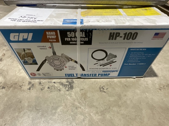 GPI Hand Operated Fuel Transfer Pump