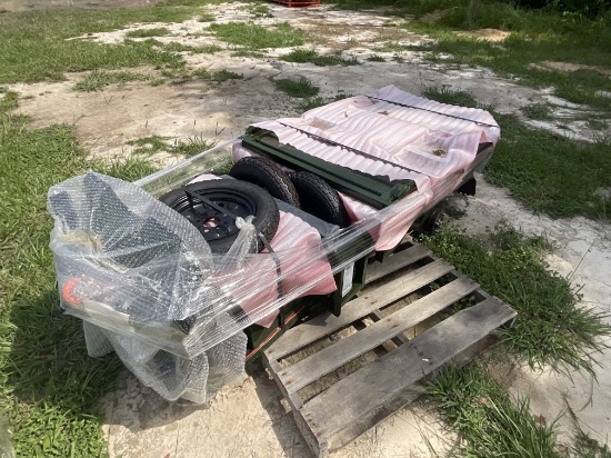 New ET13 3 Wheeled Electric Cart With Dump Bed