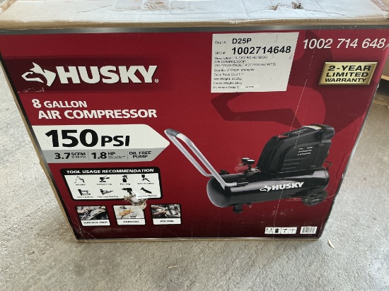 Husky 8 Gallon Portable Air Compressor