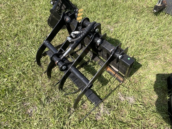 New Mini Skid Steer Grapple Attachment