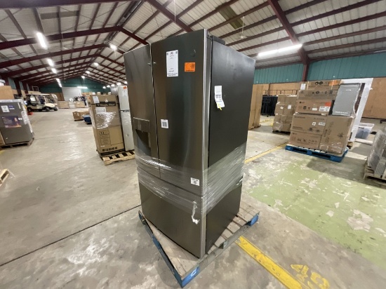 Stainless Steel Double Door Refrigerator