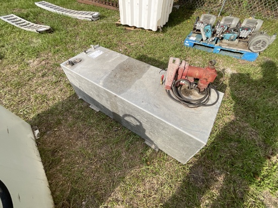 90 Gallon Portable Fuel Tank WIth Electric Pump