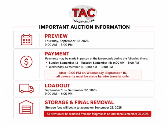PREVIEW, PAYMENT & LOADOUT INFORMATION - DAY 2