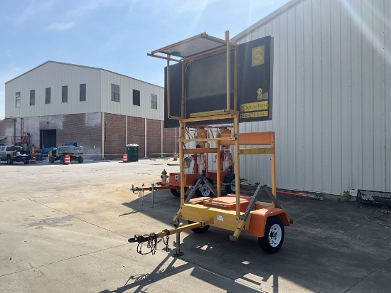 2003 Solar Technology Silent Sentinel AB-0515 Directional Sign