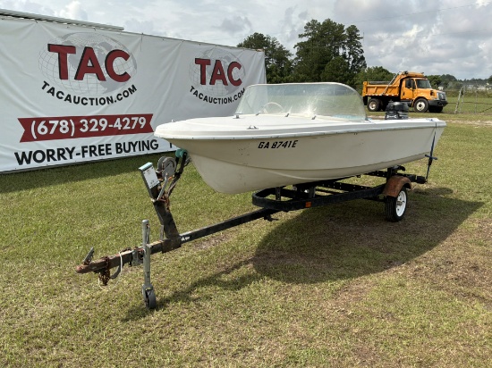 1960 T Craft 15ft Open Motor Boat