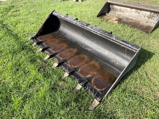 84in Skid Steer Tooth Bucket