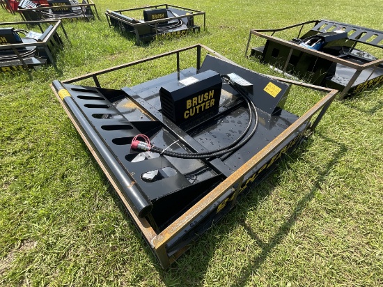 New 72in Brush Cutter Skid Steer Attachment