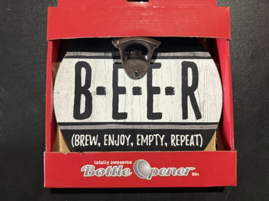 "Beer" Bottle Opener