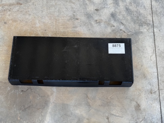 New Skid Steer Quick Attach Backing Plate