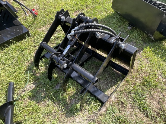 New Mini Skid Steer Grapple Attachment