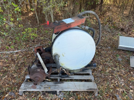 Truck Mounted Hydraulic Tank With Pump And PTO