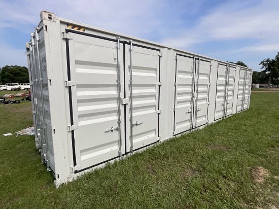 One-Trip High Cube 40ft Shipping Container With 4 Side Doors