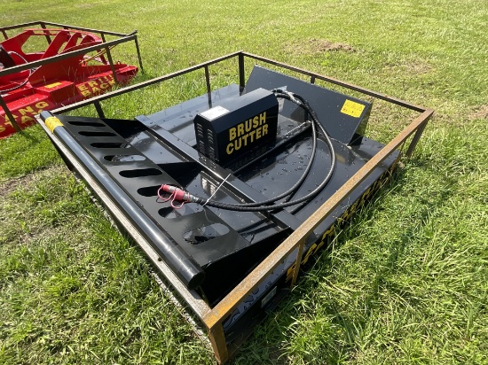 New 72in Brush Cutter Skid Steer Attachment